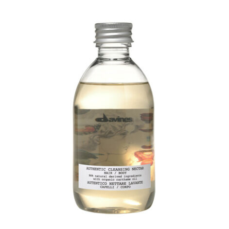 Davines Authentic Cleansing Nectar, Hair and Body Oil Shampoo